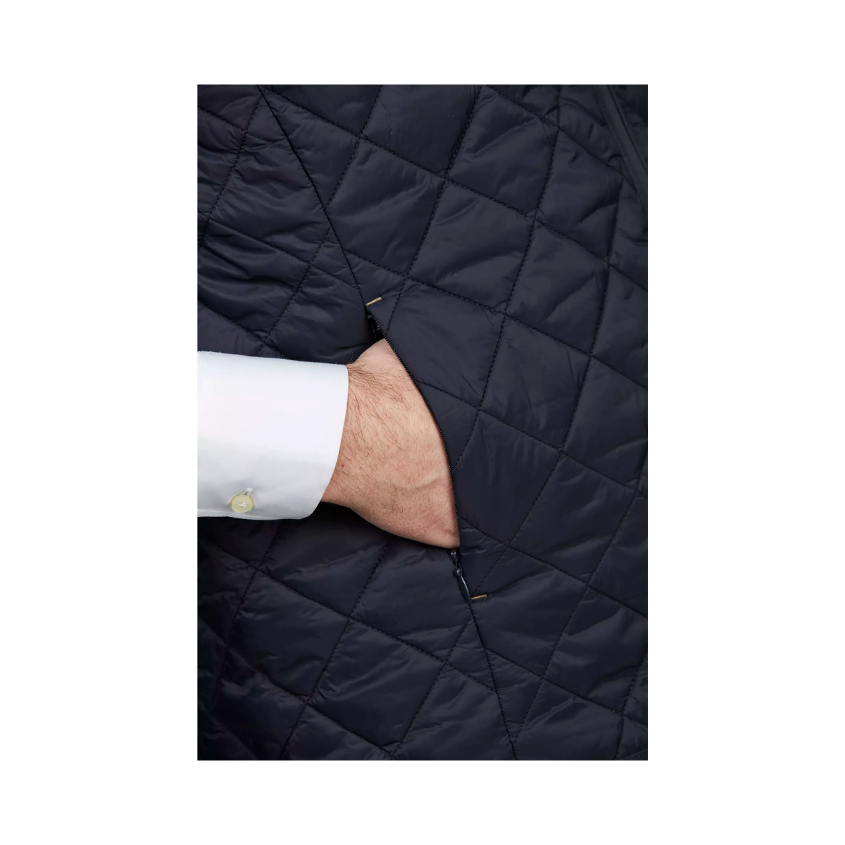 Coredo Quilted Vest - Navy