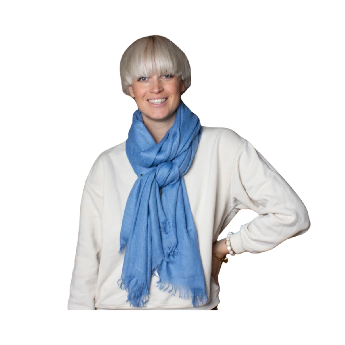 Grands Boulevards Scarf - Blue