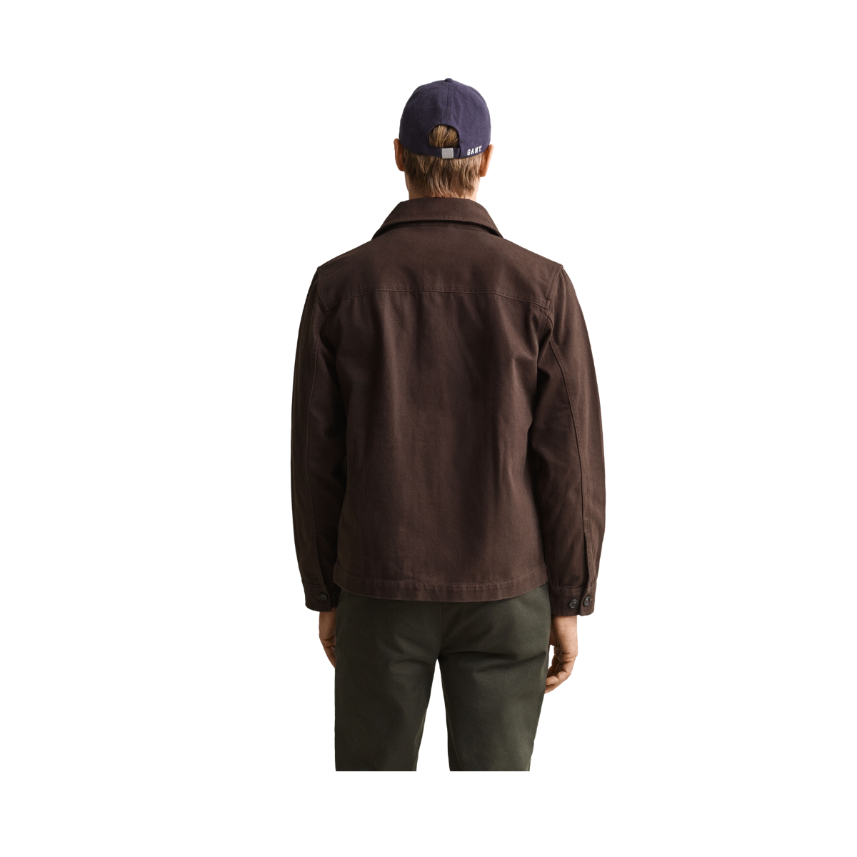 Twill Overshirt - Black Brown