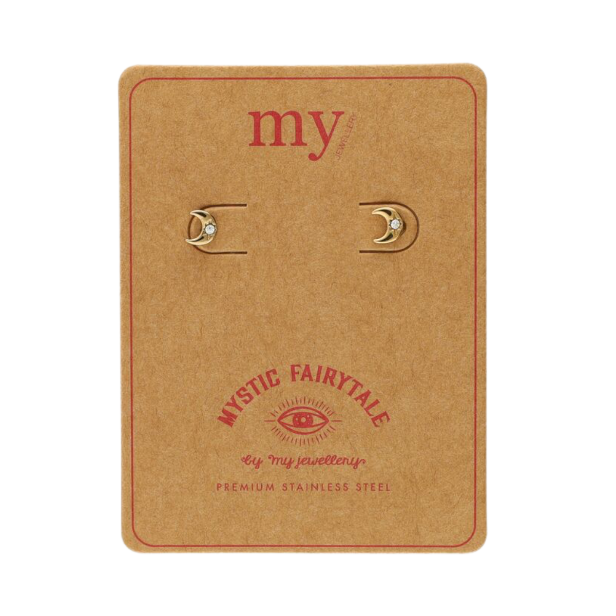 Earstuds moon - Silver