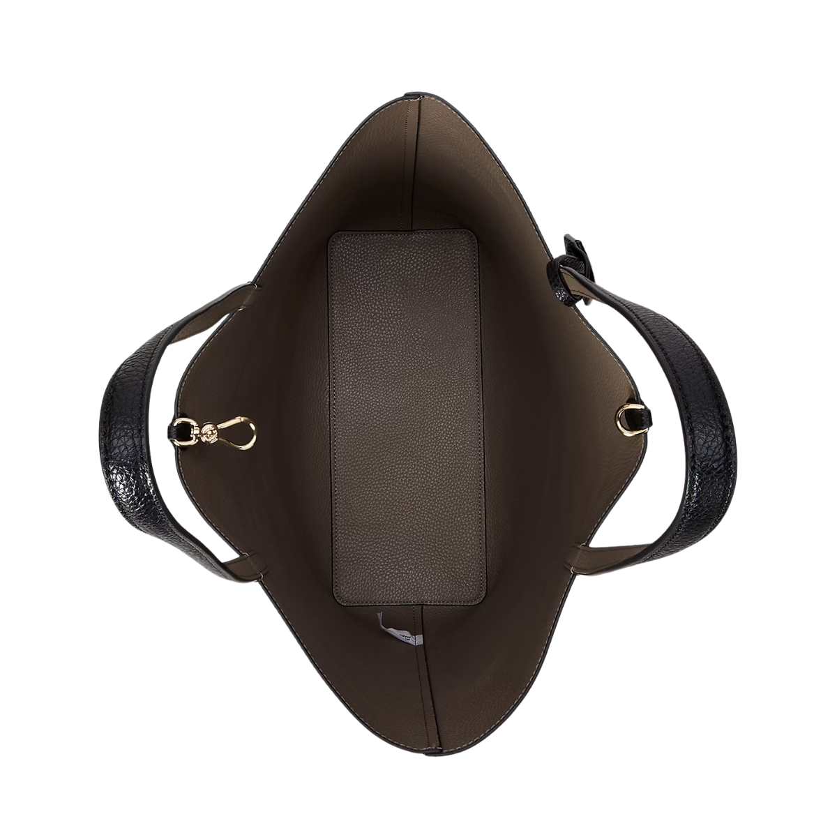 Reversible Medium Tote - Black/Taupe