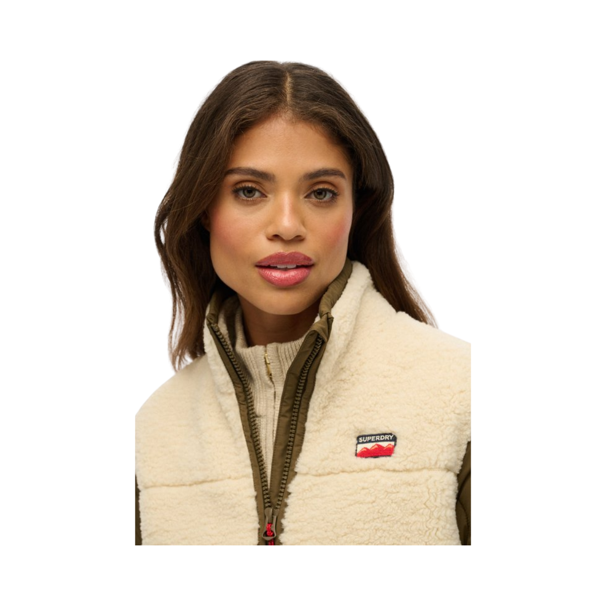 Fleece Hybrid Jacket - 1LG Oatmeal Beige