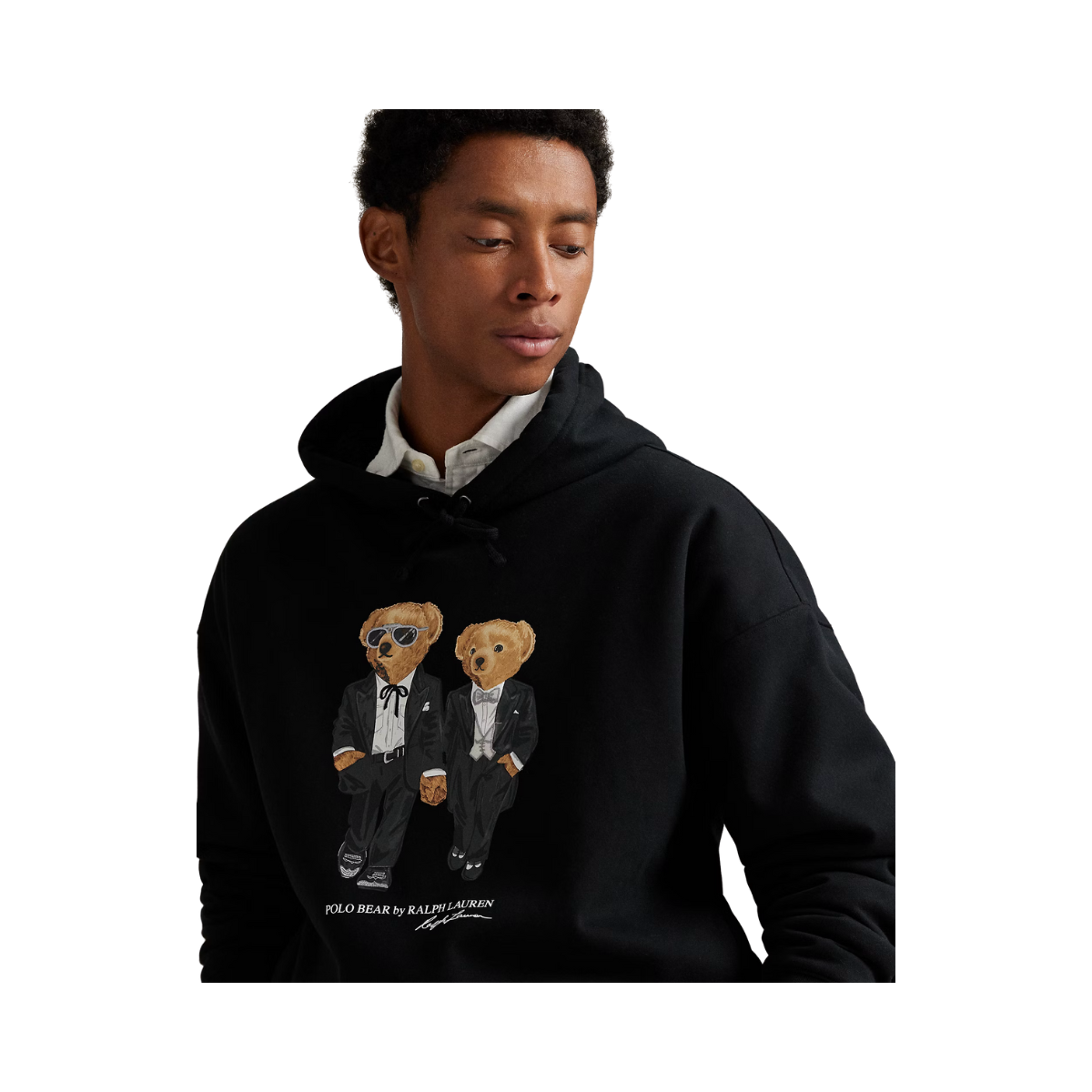 Long Sleeve Sweatshirt - Polo Black Holiday Bear