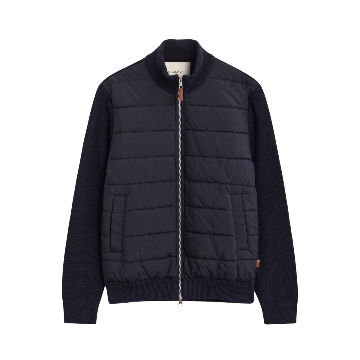 Hybrid Zipped Cardigan - Evening Blue