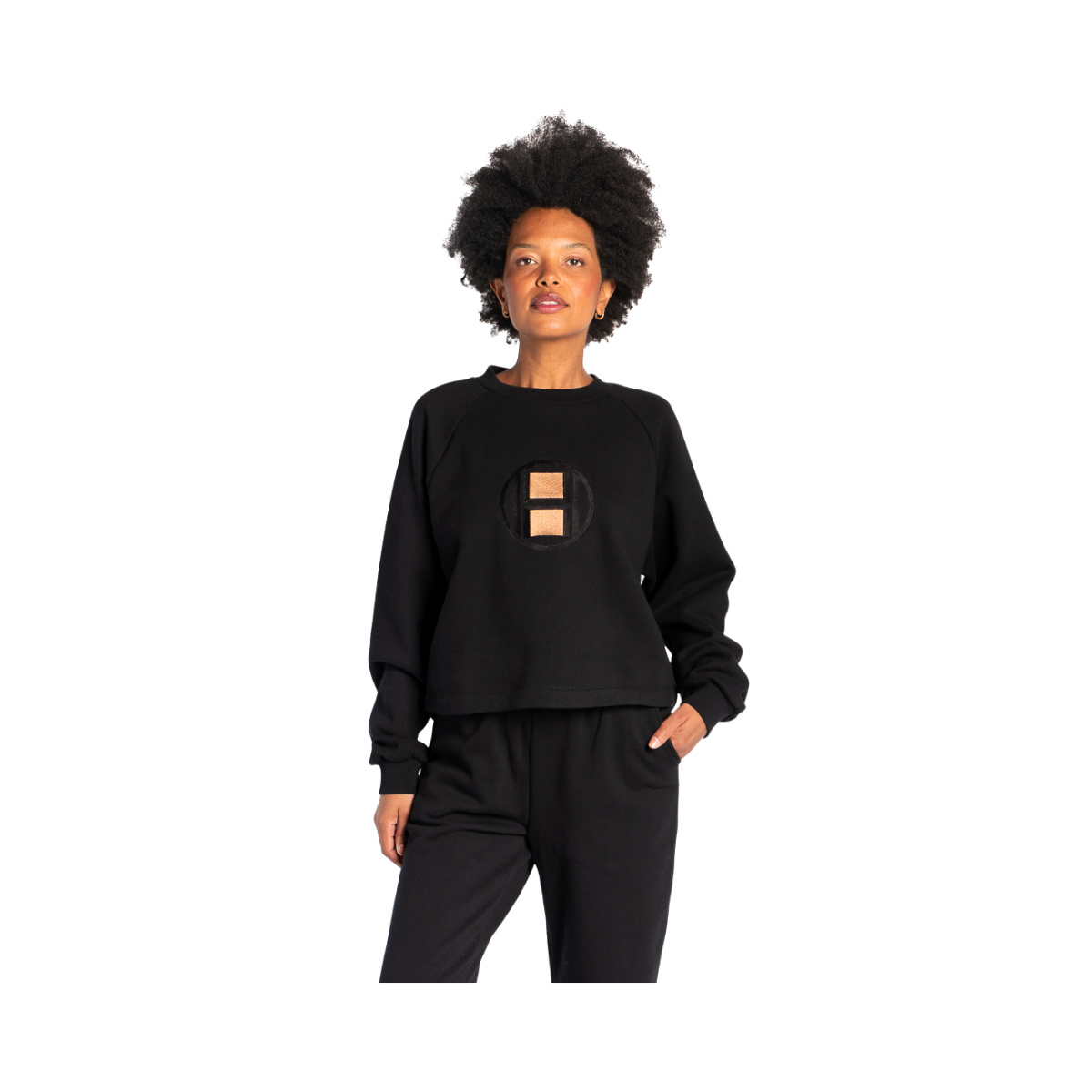 Eirin Sweatshirt - Jet Black