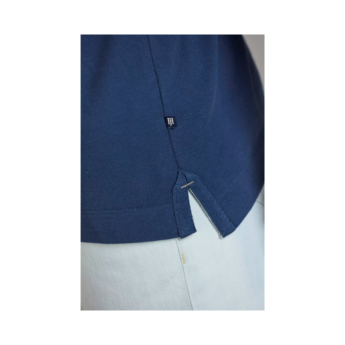 Rough Style Polo - Mid blue