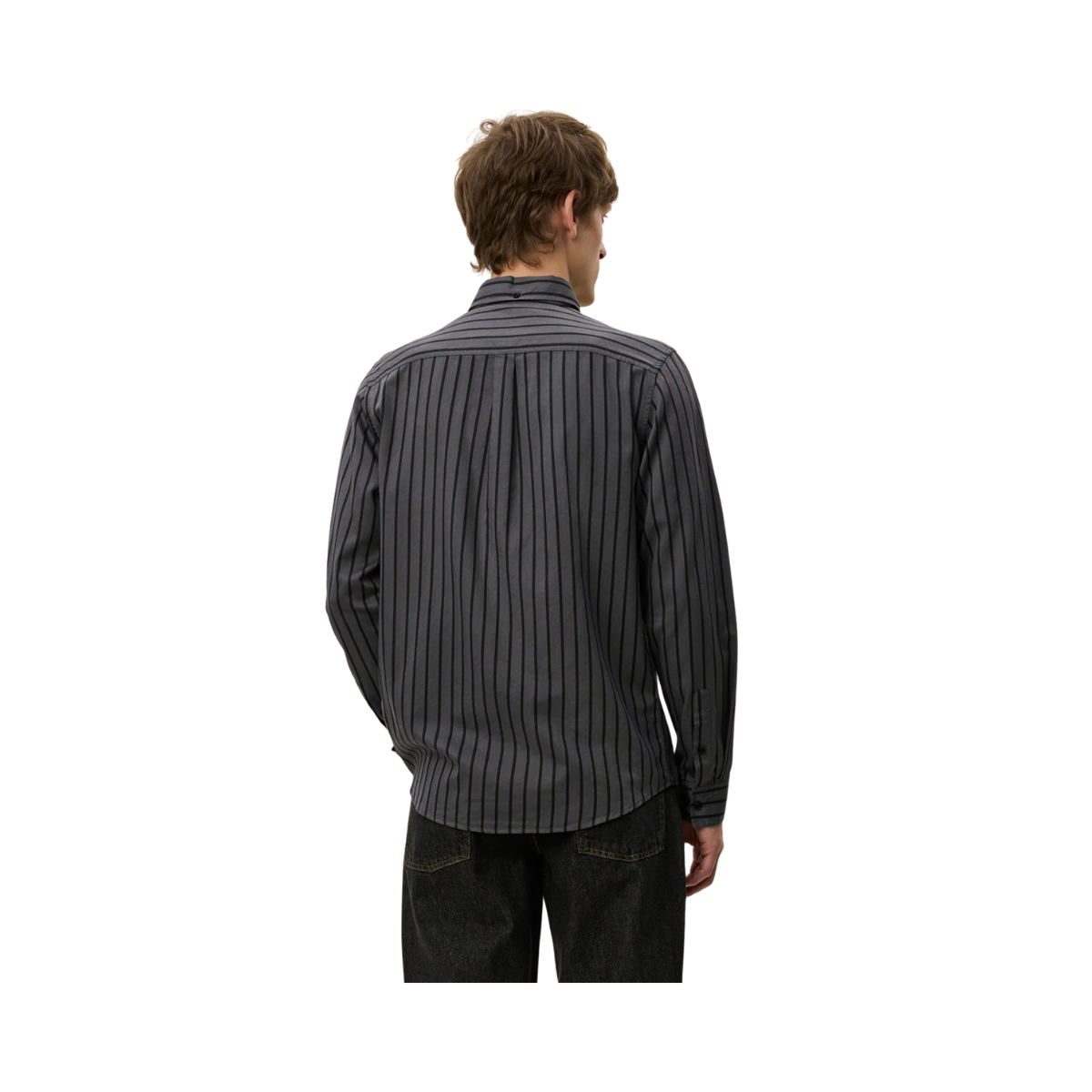 Konrad Herringbone Shirt - Gargoyle