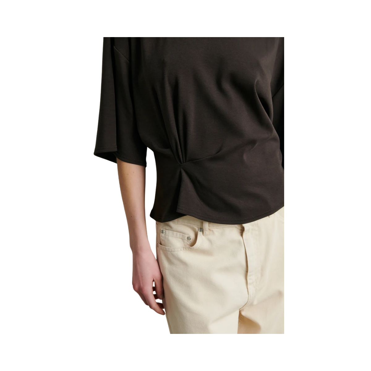 Missouri Tee - Dark Brown Melange