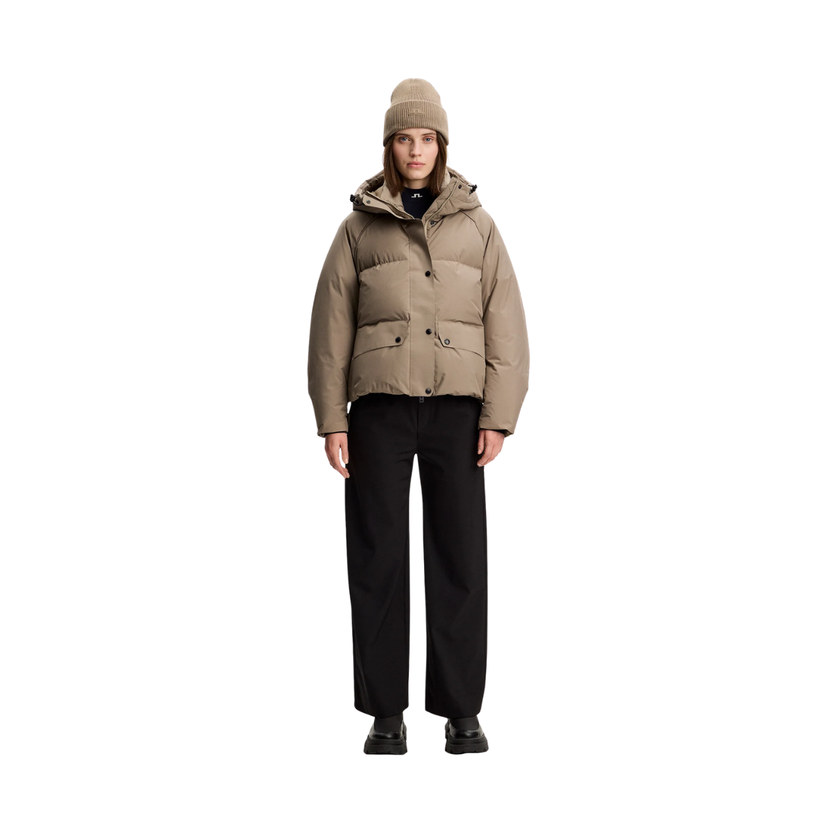 Lea Down Jacket - Brindle