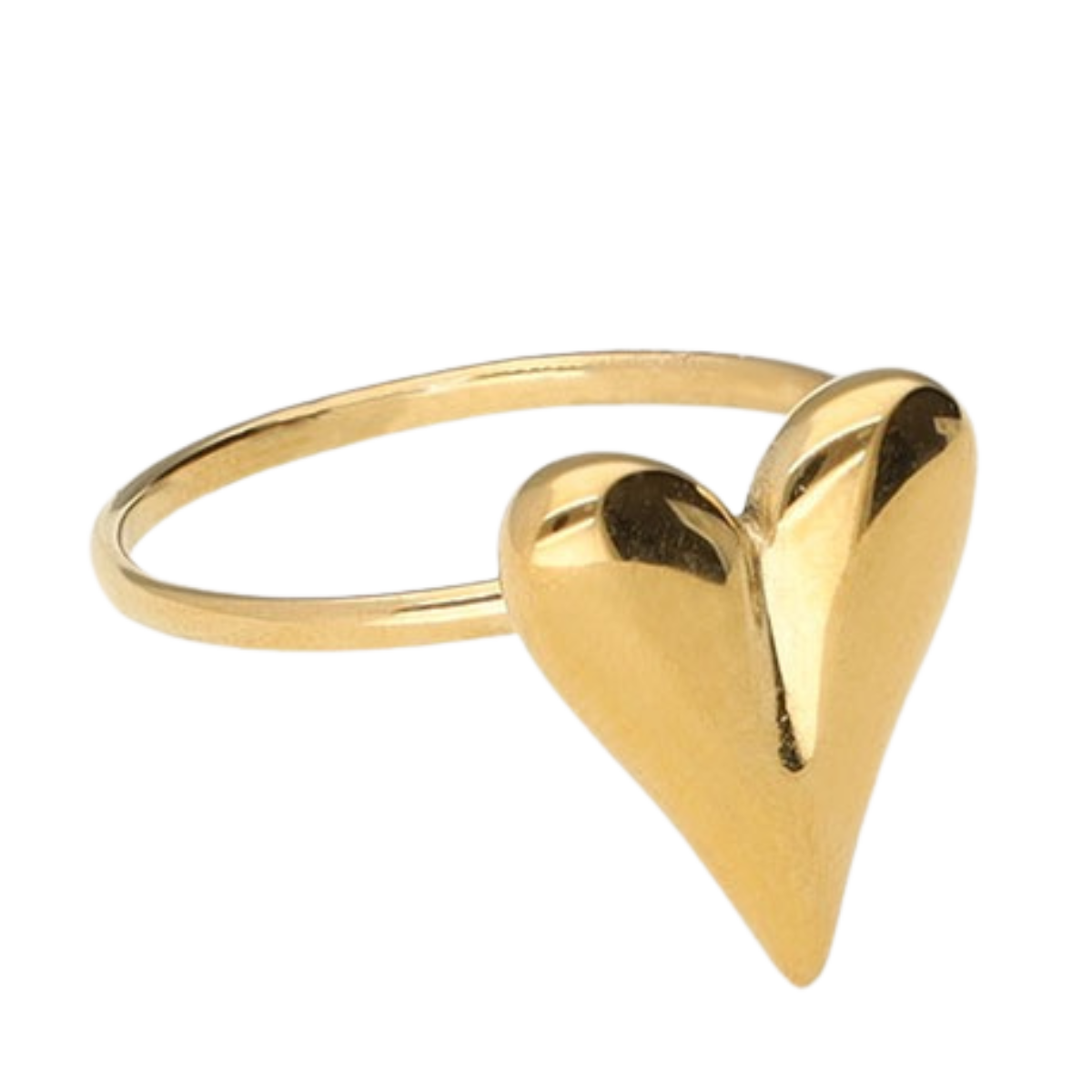Ring with heart - 1200 Gold