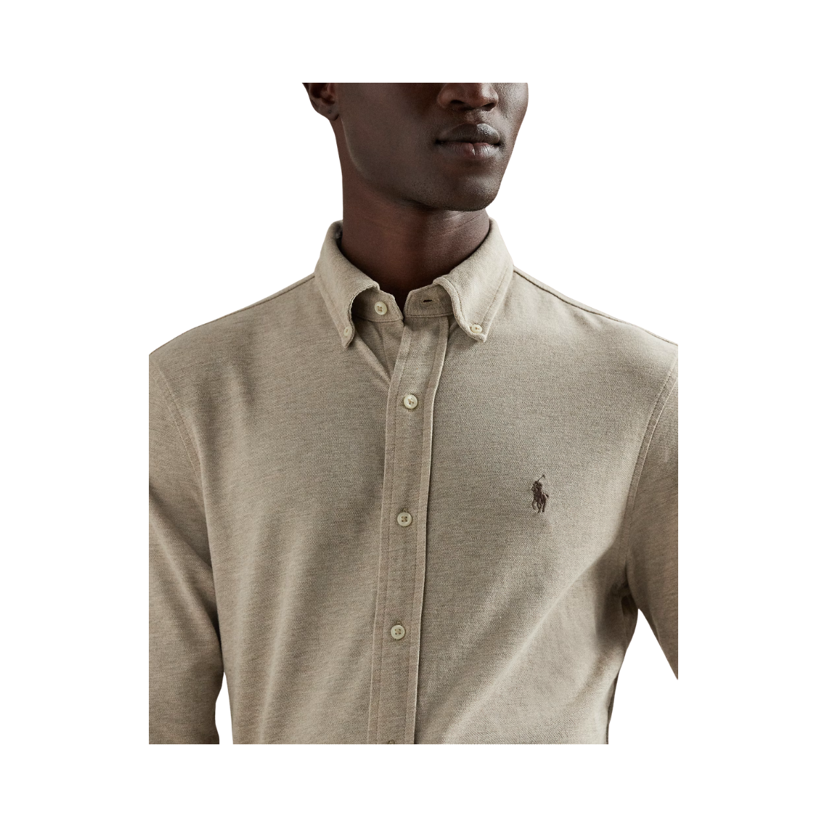 Featherweight Mesh Oxford Shirt - Tuscan Beige