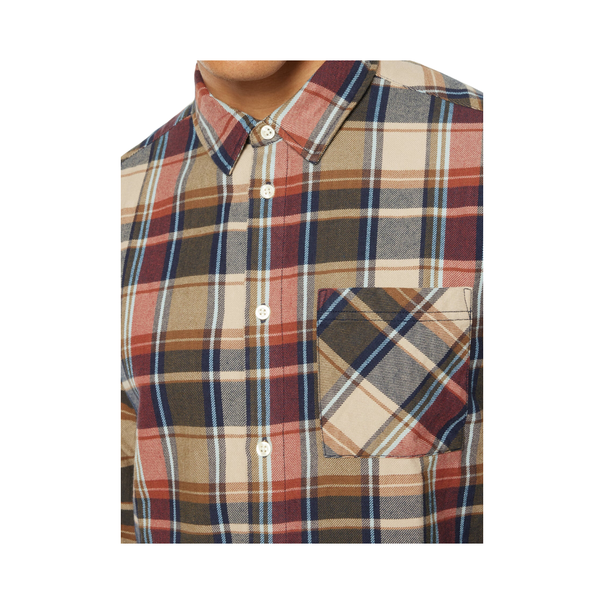 Reg Light Flannel Checkered Shirt - Multi