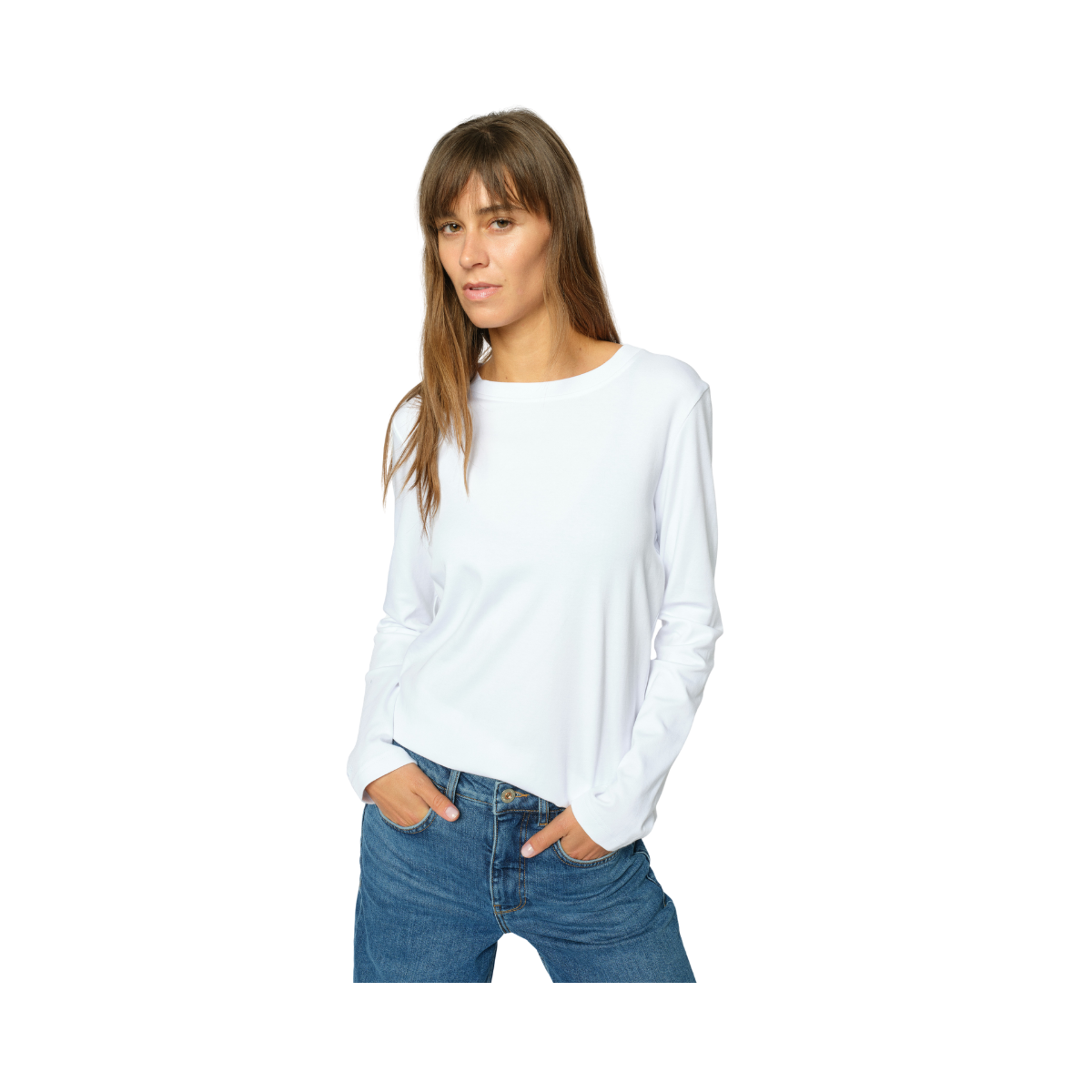 MMMillie O-LS Regular Tee - White