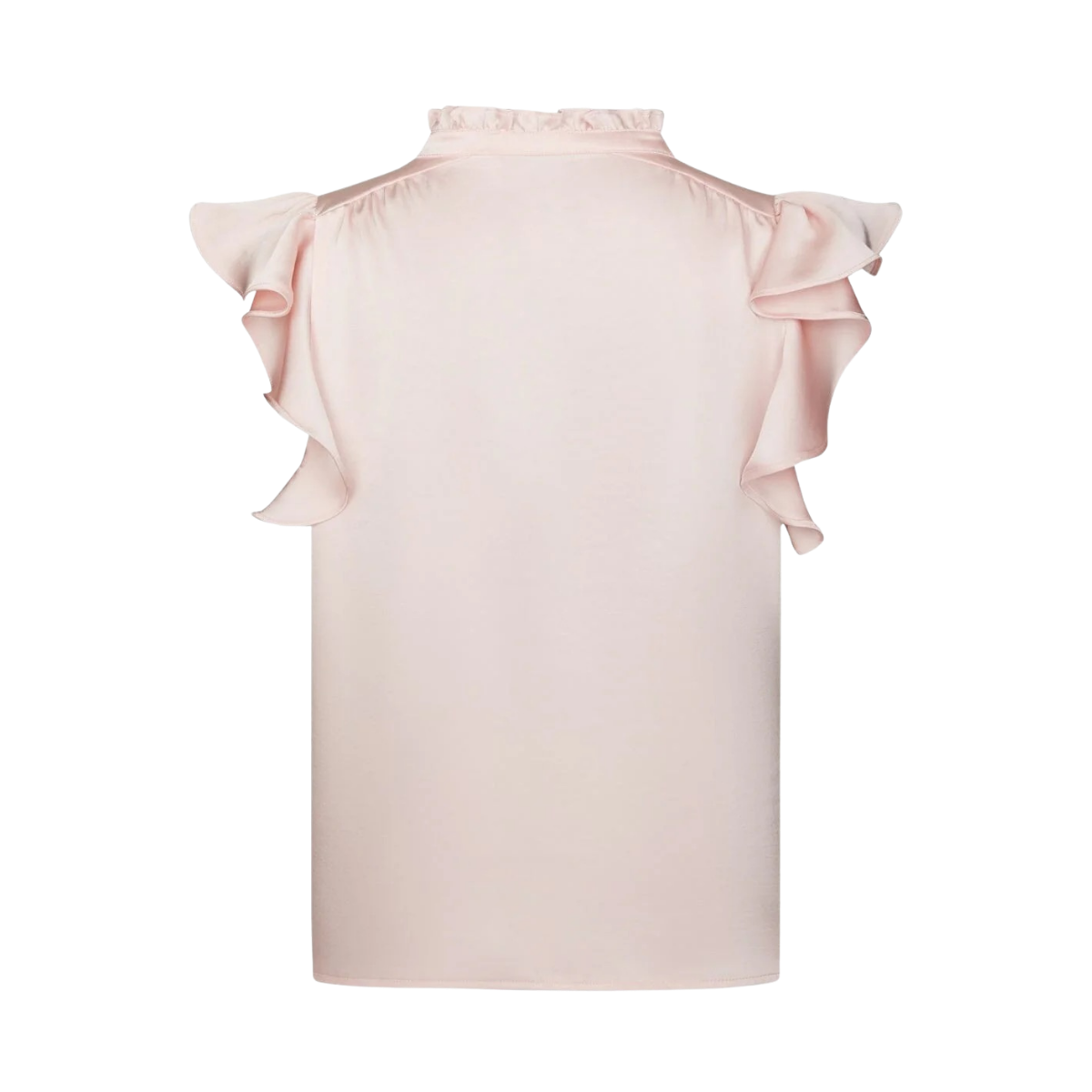 Stella Heavy Sateen Blouse - Light pink
