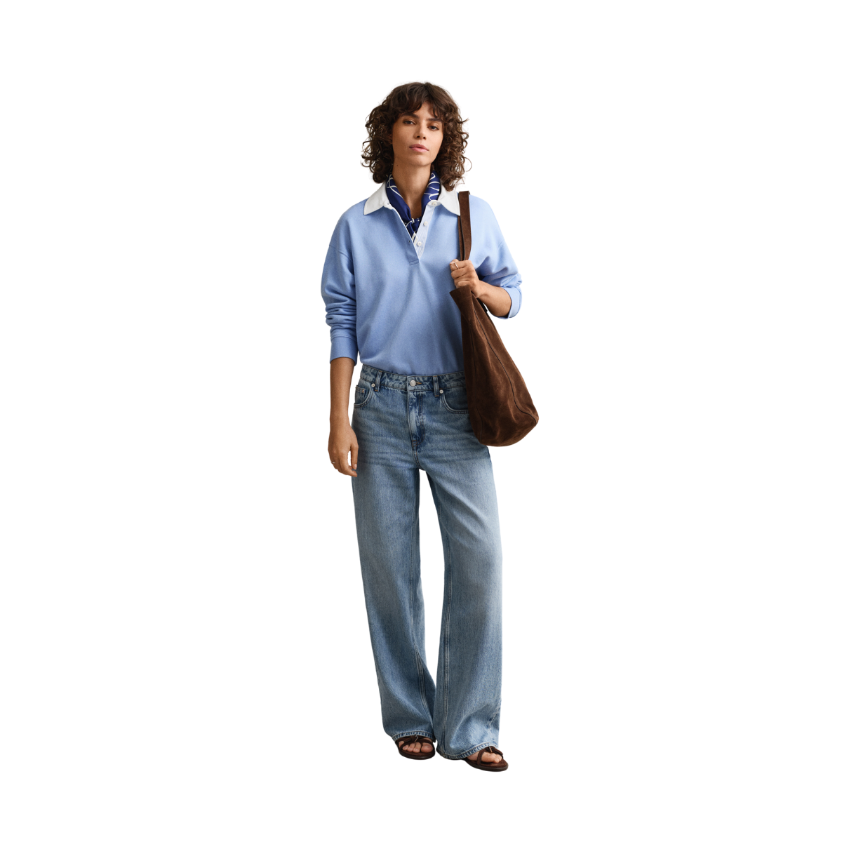 Rugger Sweatshirt - Hydrangea Blue