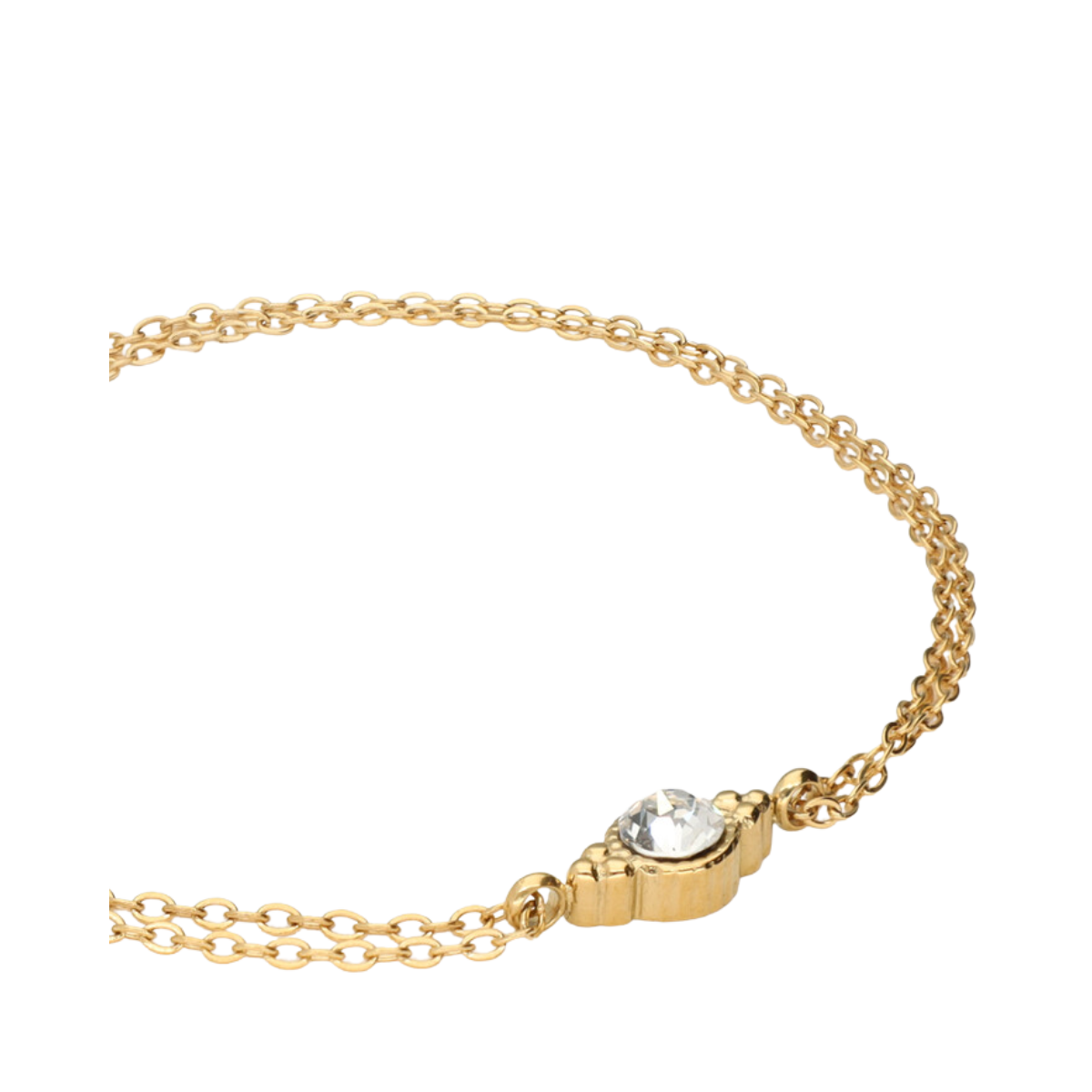 Bracelet Gifting Chain Strass - Gold