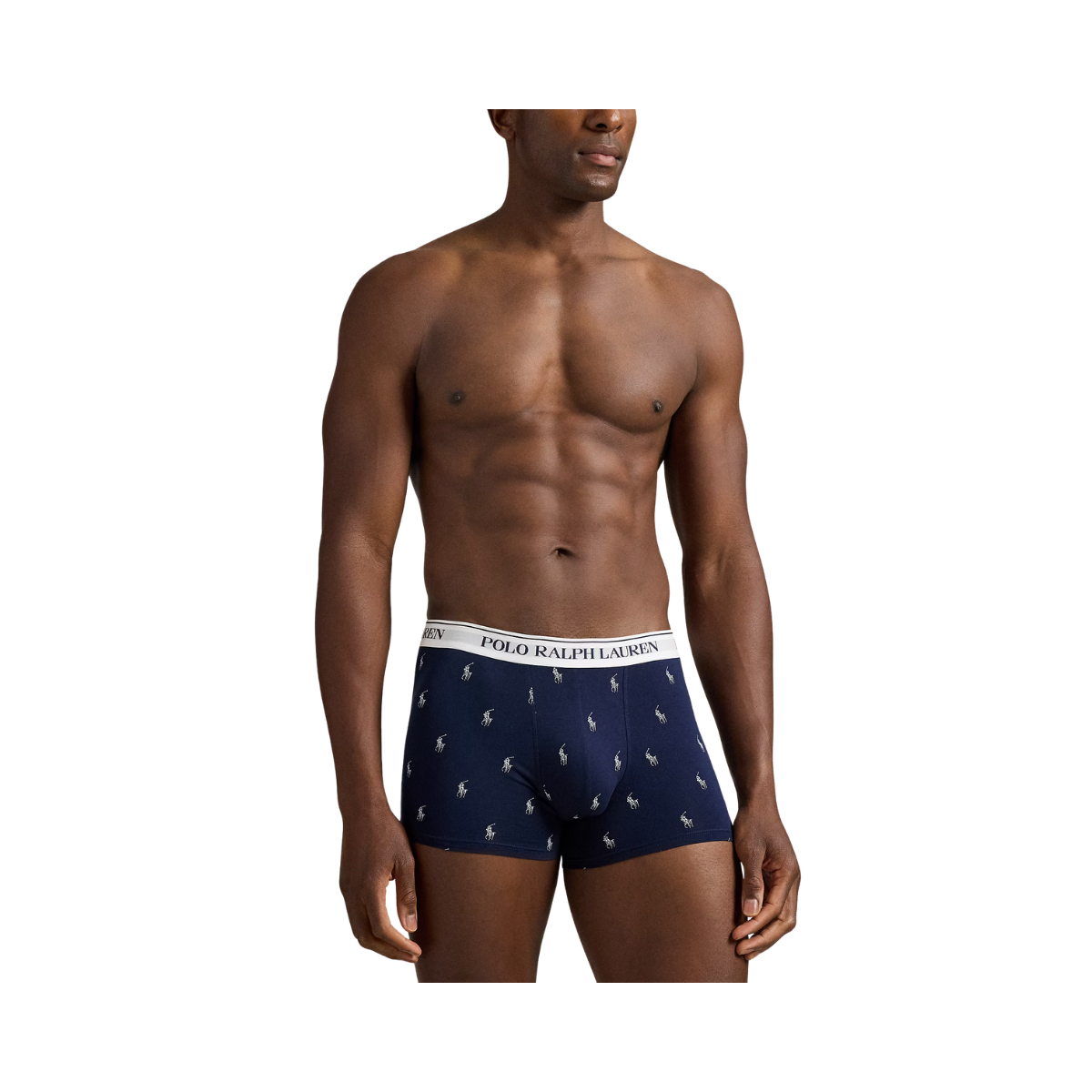 Stretch Cotton Trunk 3-Pack - Navy/White