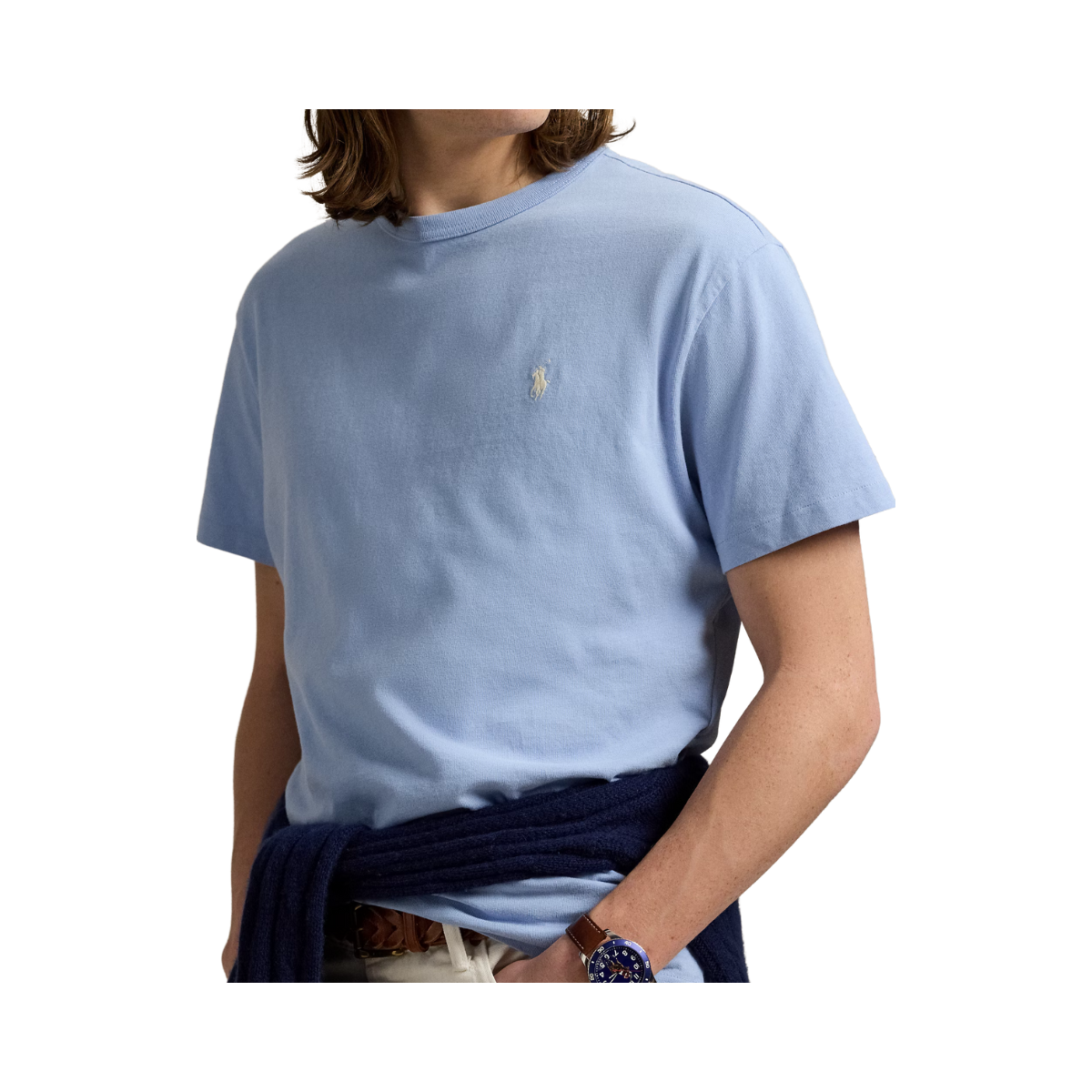 Short Sleeve T Shirt - Chambray Blue