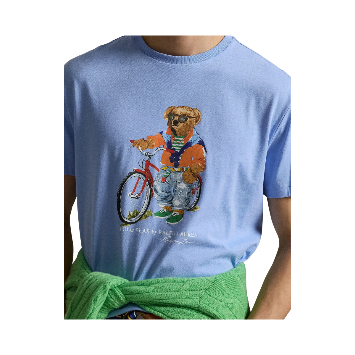 Knit T-Shirt - Austin Blue Summer Bear