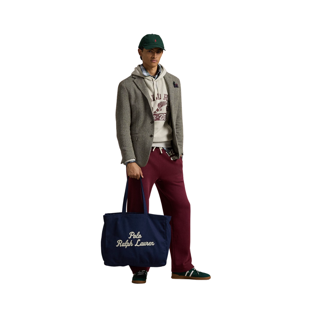 East West Tote Large - Newport Navy