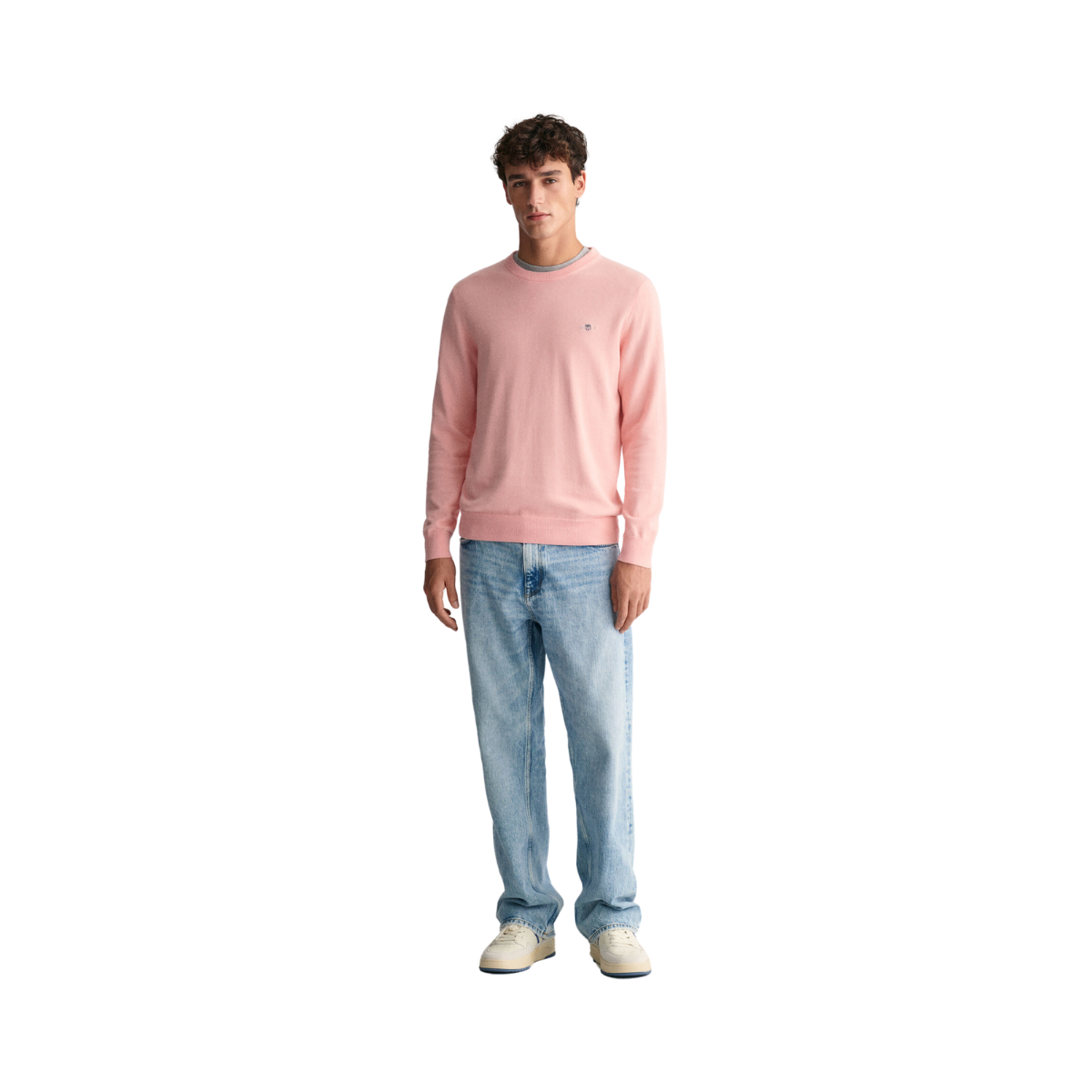 Classic Cotton C-Neck - Bubbelgum Pink