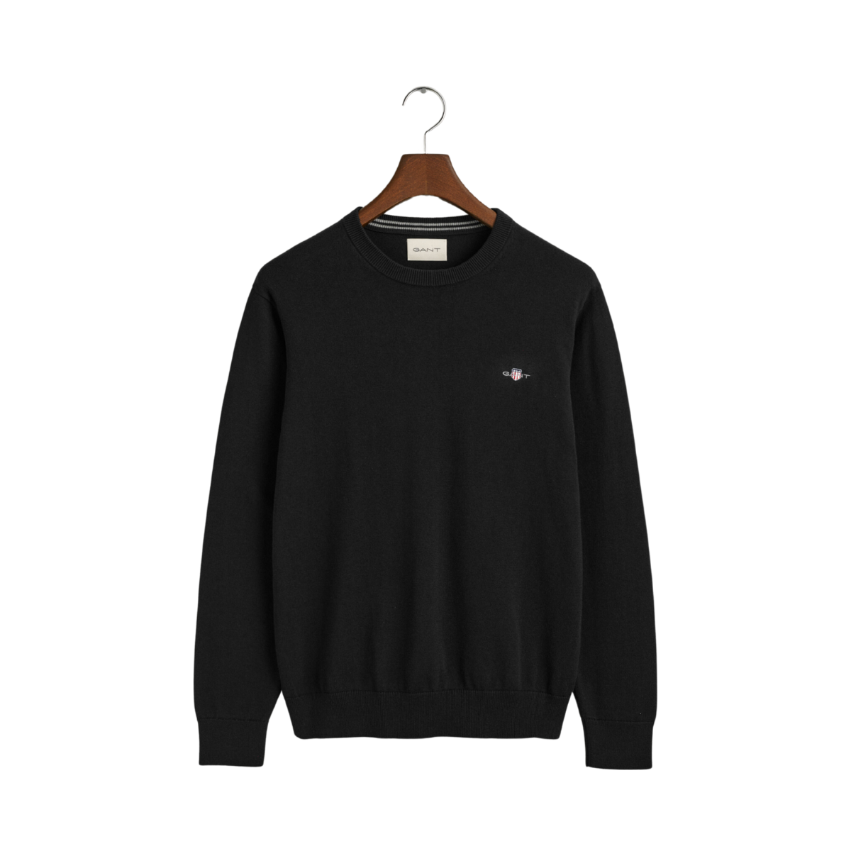 Classic Cotton C-Neck - Black