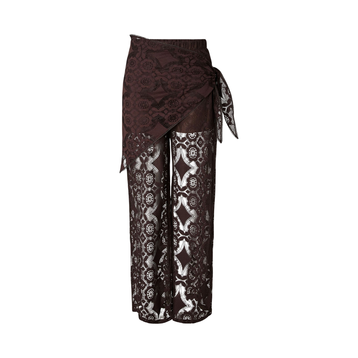 YASAlmi Scarf Lace Pant - Coffee Bean