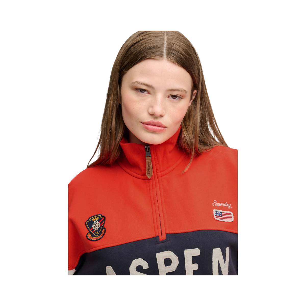 Preppy Ski Half Zip - OMG Apple Red
