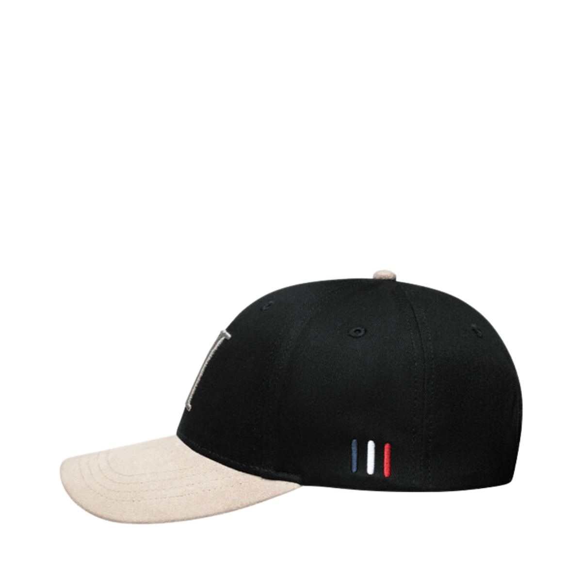 Baseball Cap Contrast Suede II - Black