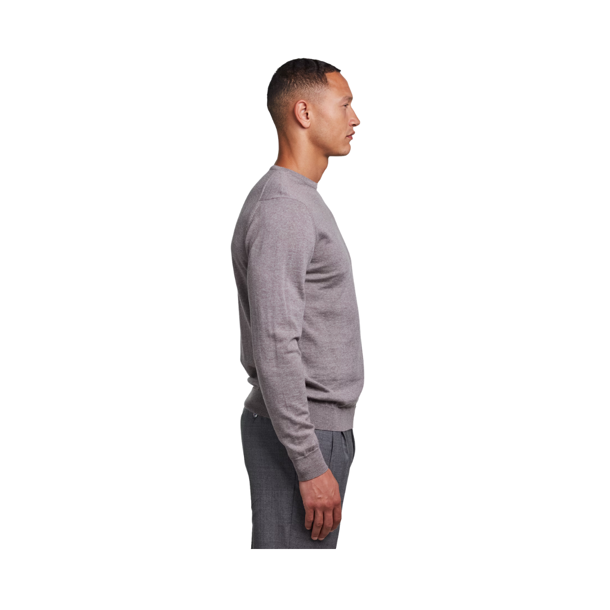 Merino Extrafine Crew Neck - Light Brown