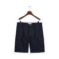 Relaxed Twill Cargo Shorts - Marine