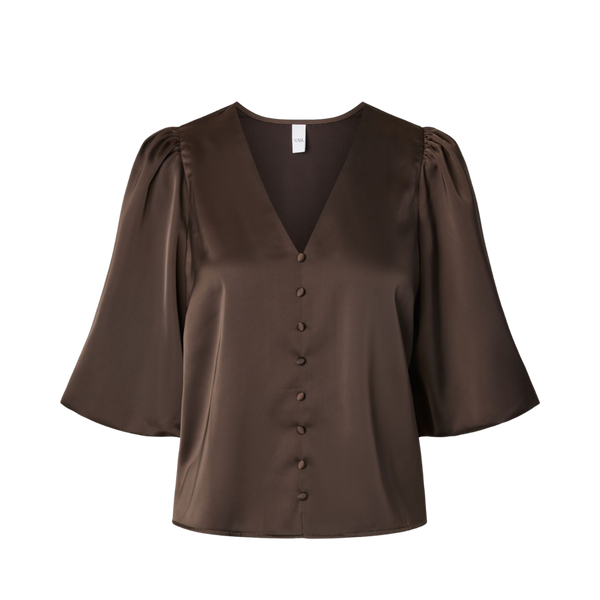 YASPella 2/4 Top - Chocolate brown