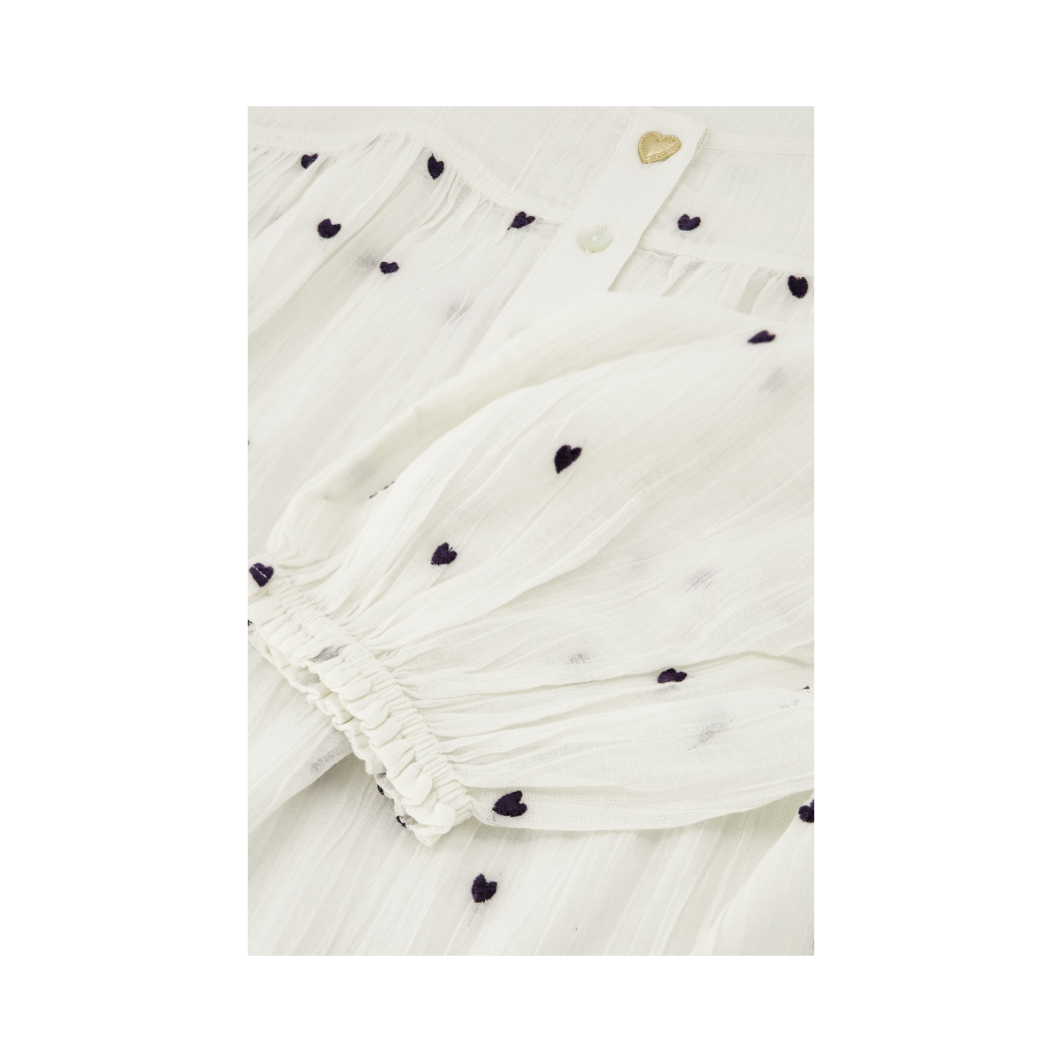 Bindi Top - Cosy White/Black