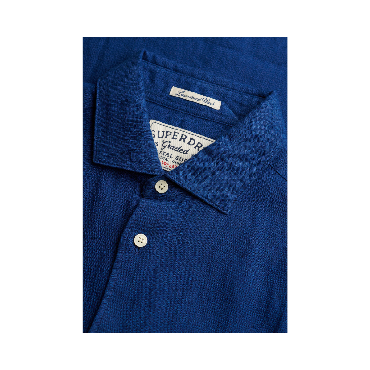 Riviera S/S Linen Shirt - French Blue