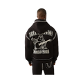 Super Boxy Zip Up Hoodie - Black