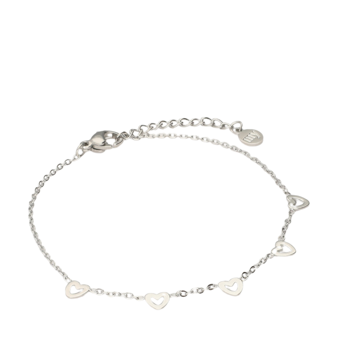 Bracelet hearts - Silver
