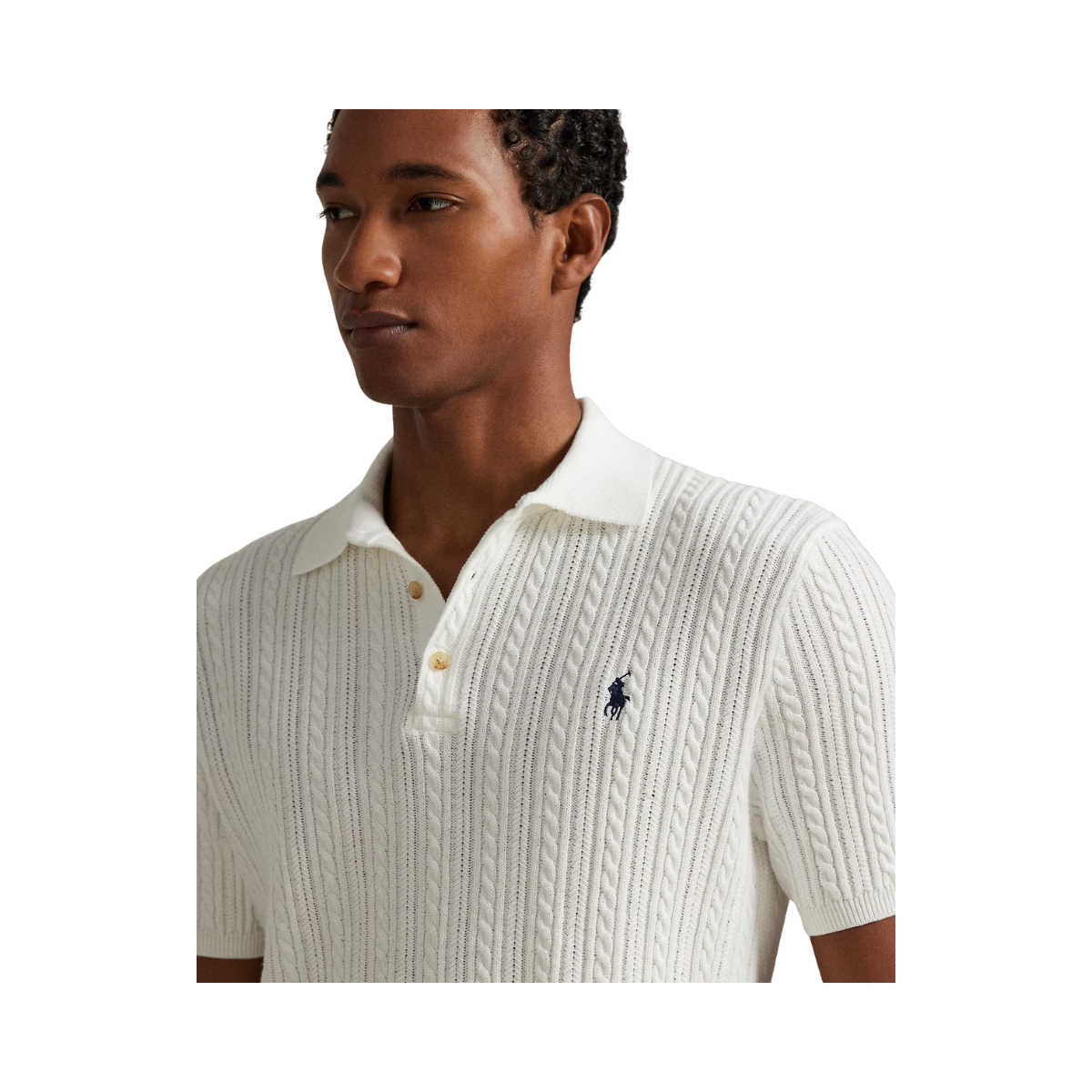 Sweater Pullover - Deckwash White W/ Navy Pp