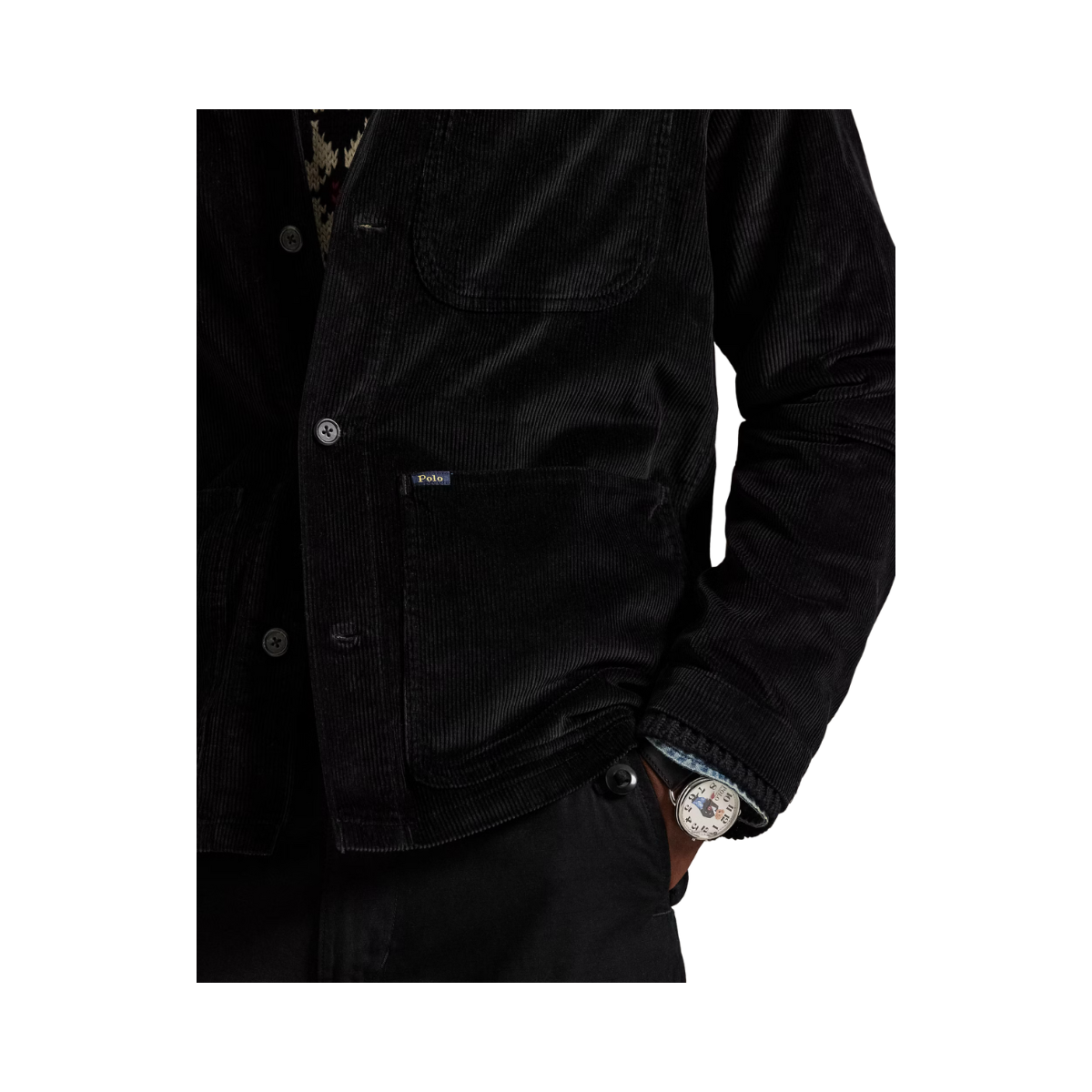 Osbars Long Sleeve Sport Shirt - Polo Black