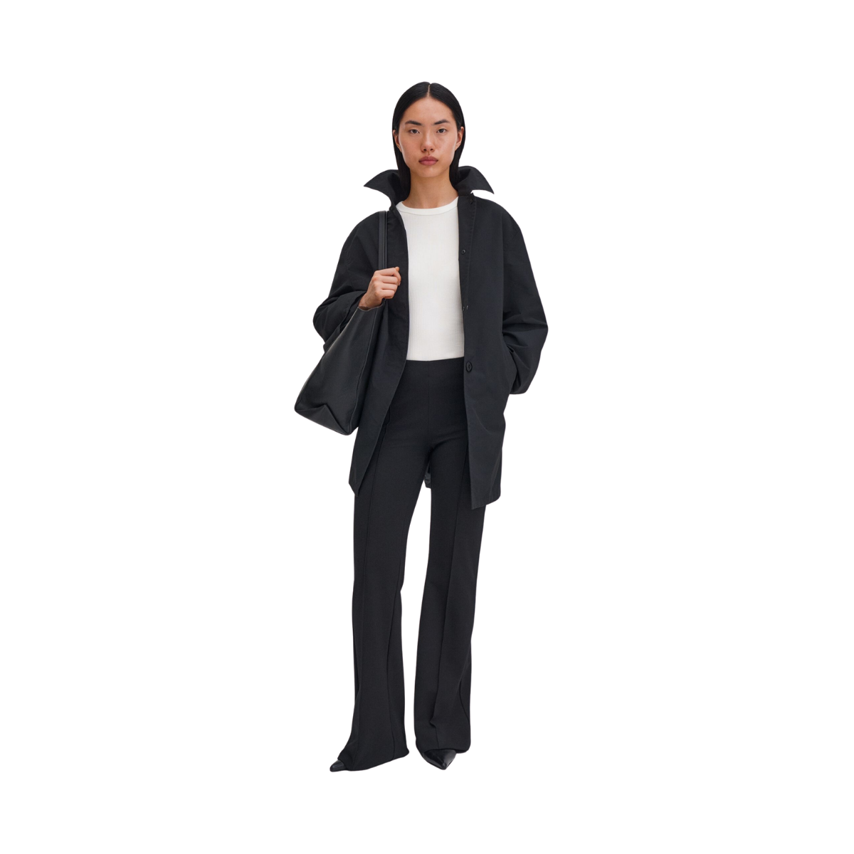 Fiona Flared Trousers - Black