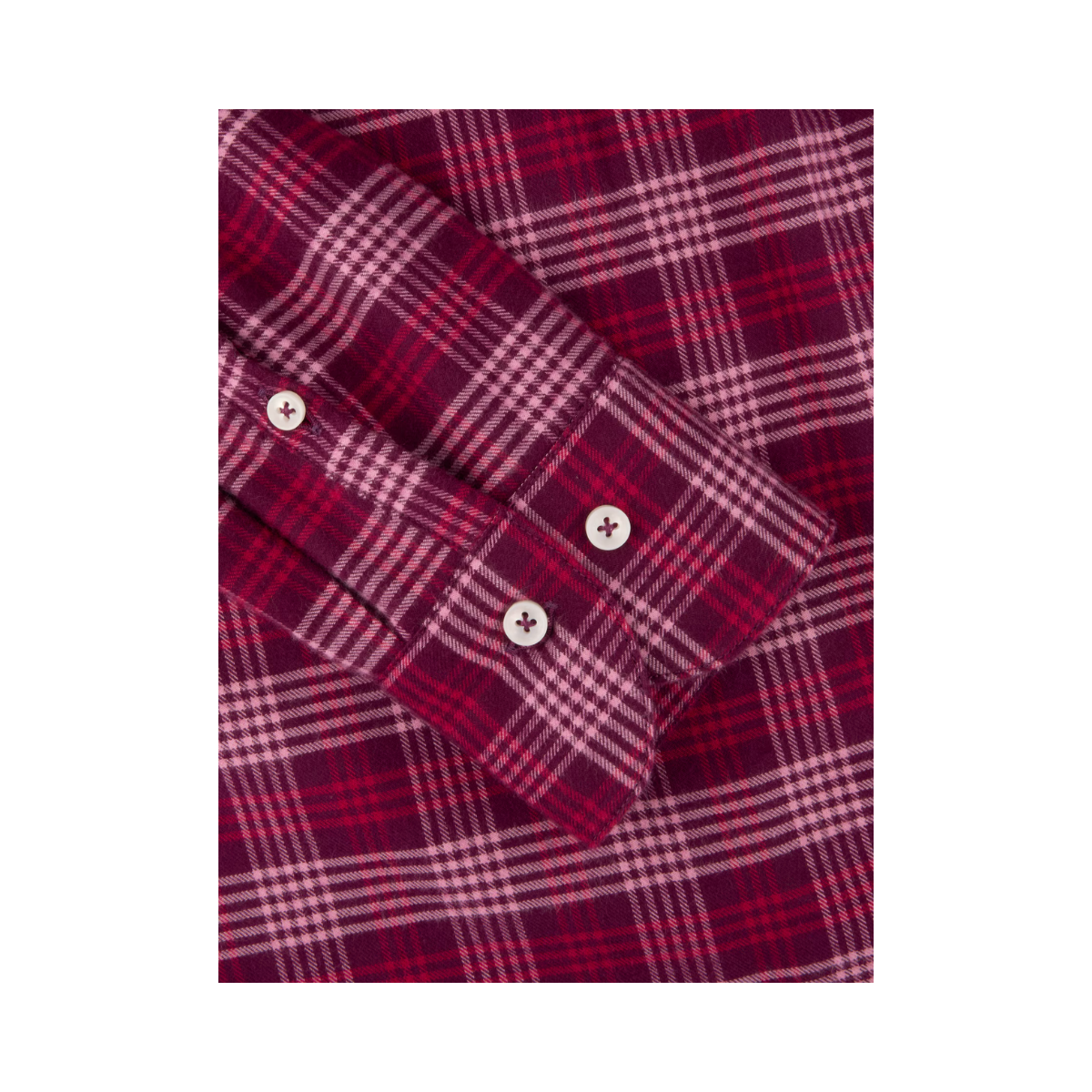Siri Shirt - Dark Pink Check