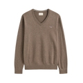 Cotton Sweater - Dark Hazelnut Melange