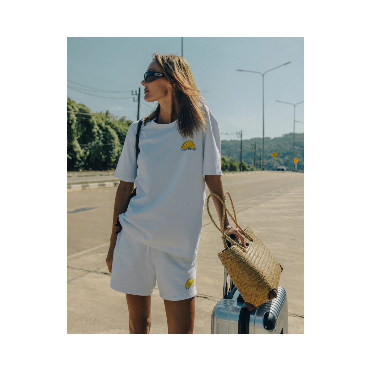 Heavy Tee Lemonade - White