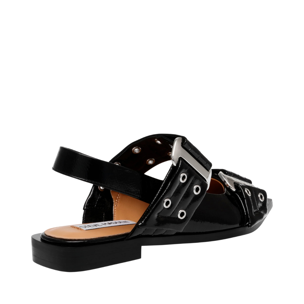 Grand Ave Sandals - Black Patent