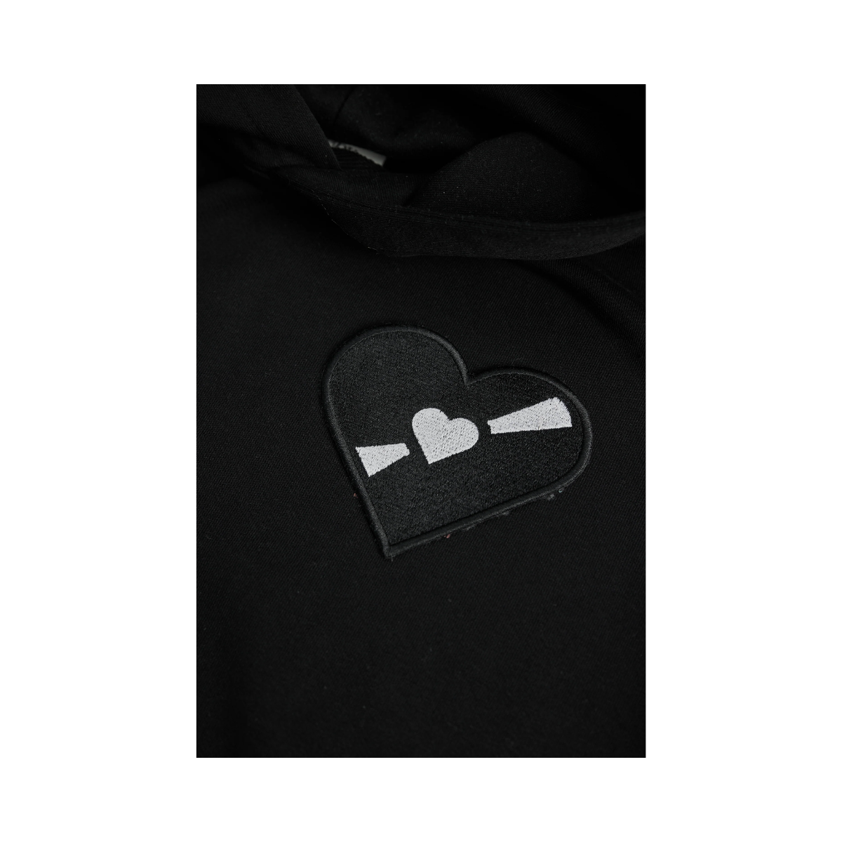 Berkeley Tee Heart Patch - Black