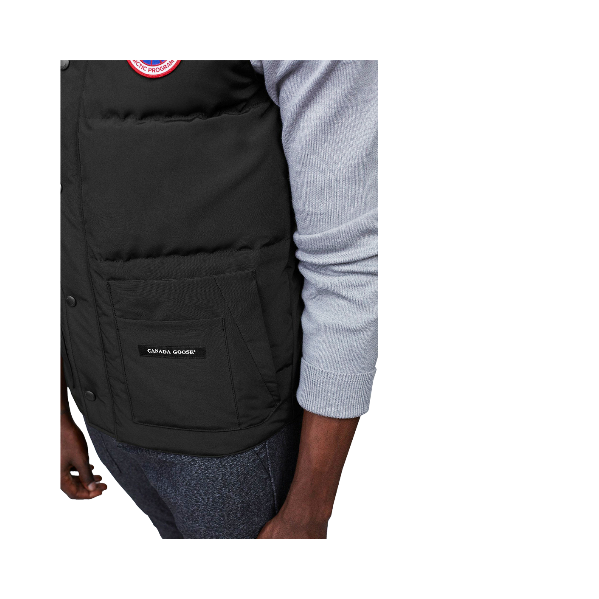 Freestyle Crew Vest - Black