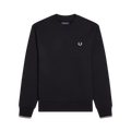 Crew Neck Sweatshirt - Black