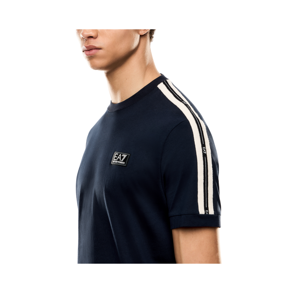 Train Logo T-Shirt - Armani Blue