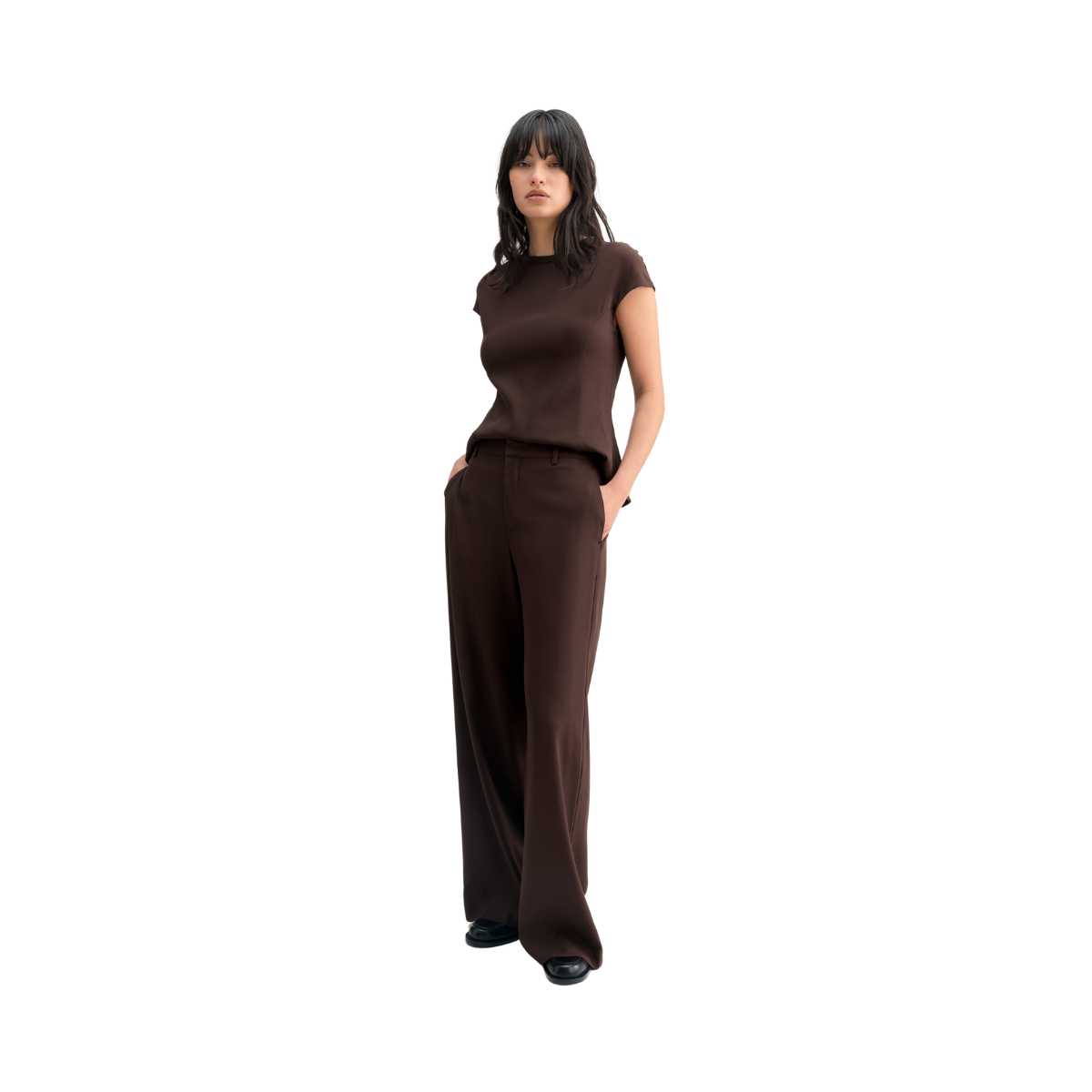 Mila Trousers - Dark Brown