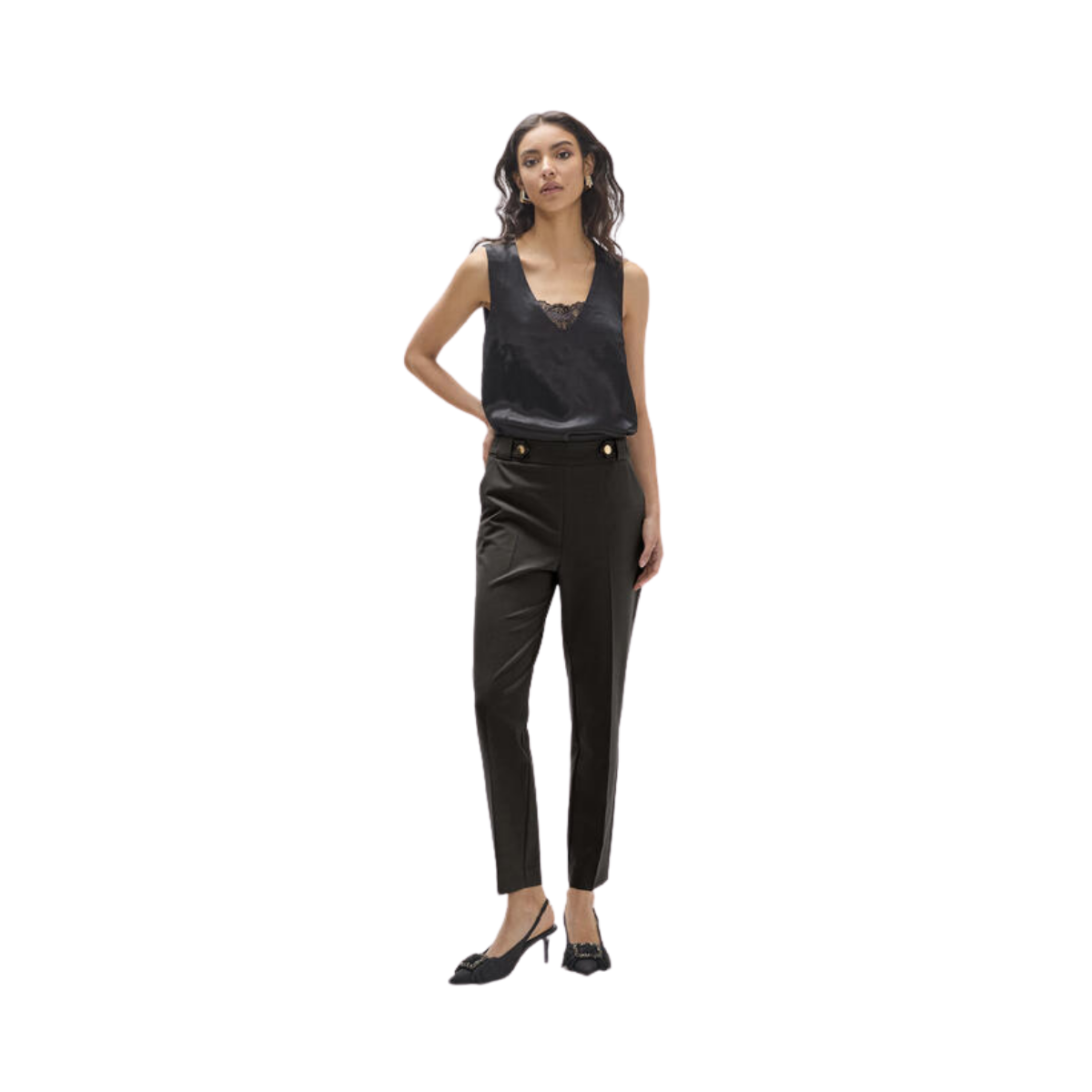 Basic Barcelona Pants - 00N Black