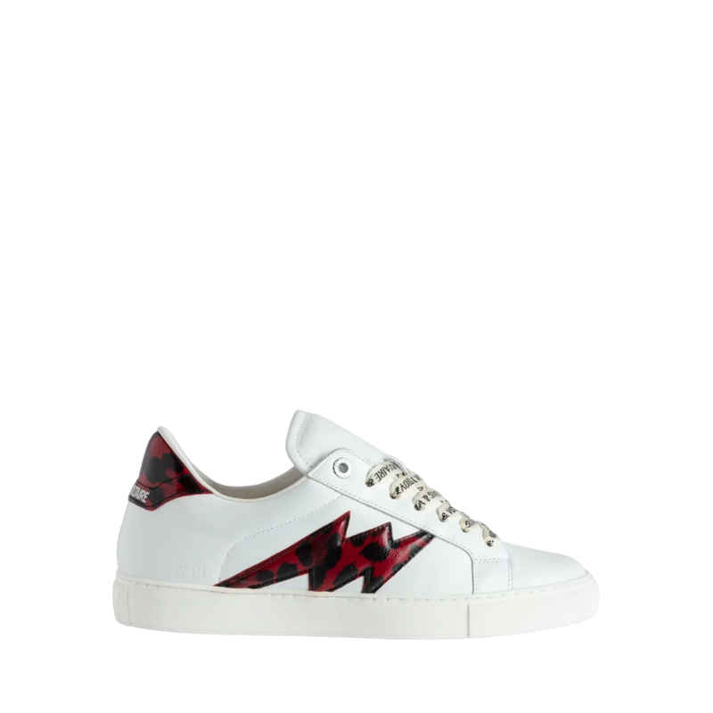La Flash Smooth Calfskin Sneakers - Red
